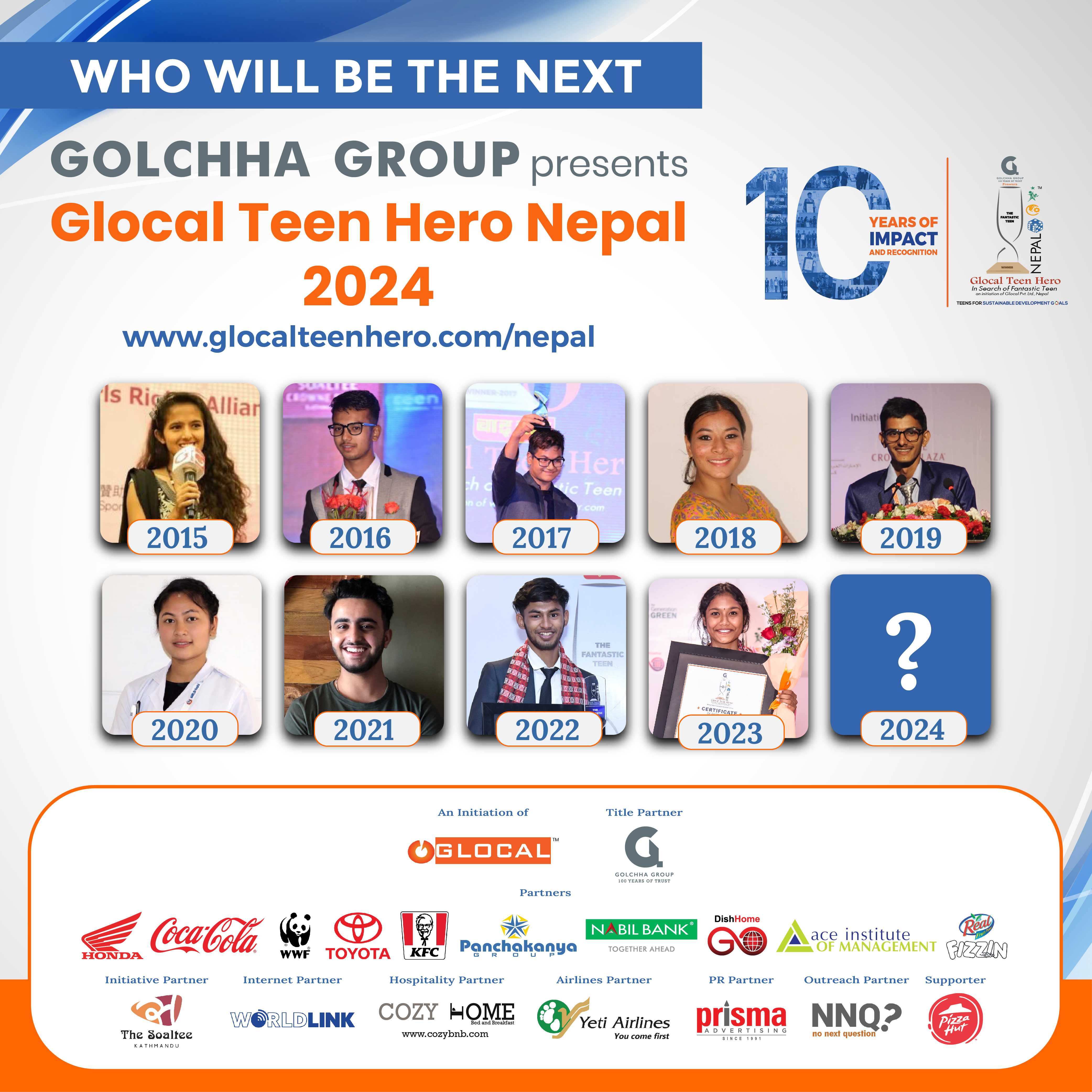 Glocal Teen Hero Nepal 2024 calls for applications